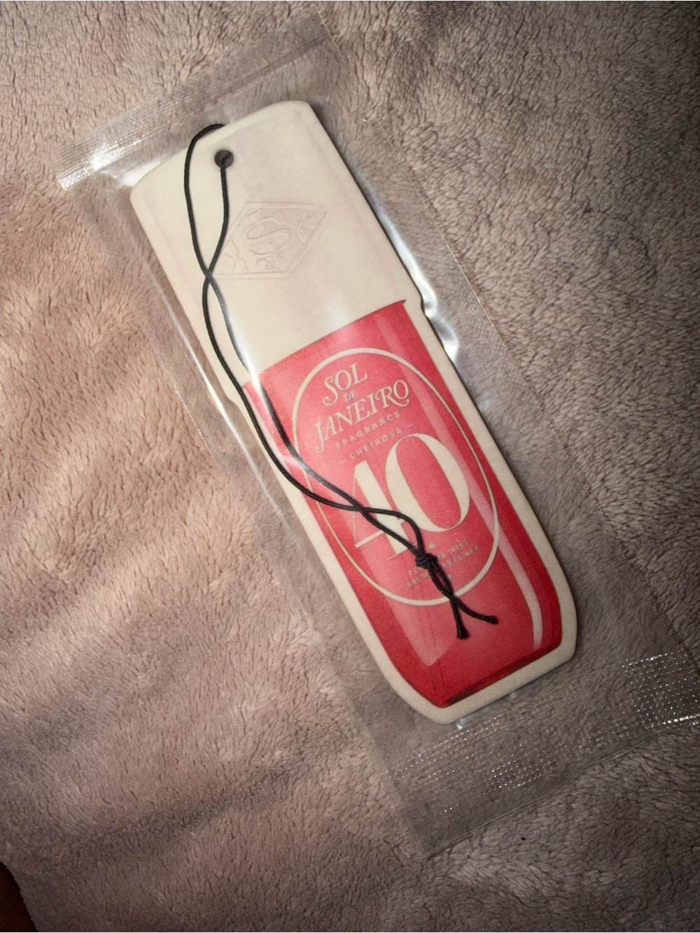 Sol de Janeiro Pink & White Hanging Car Air Freshener